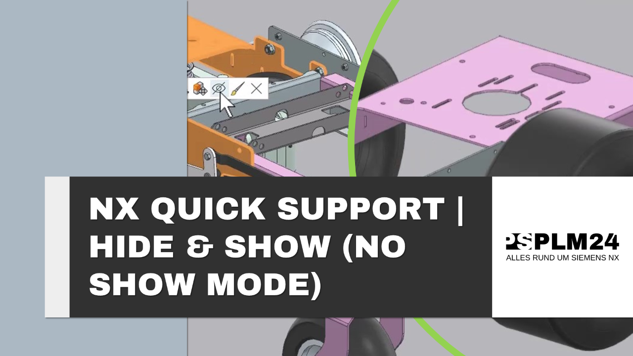 Siemens NX No Show | So Einfach wechseln Sie den Anzeigestatus 1 Siemens NX No Show