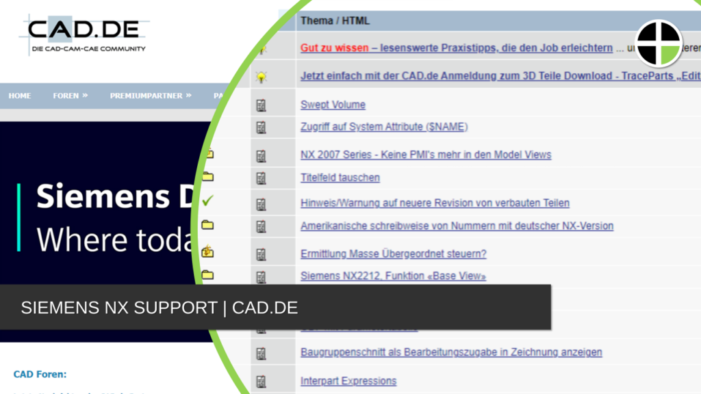 Siemens NX Support - CAD.DE