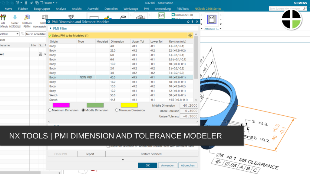Siemens NX Tools - PDTM
