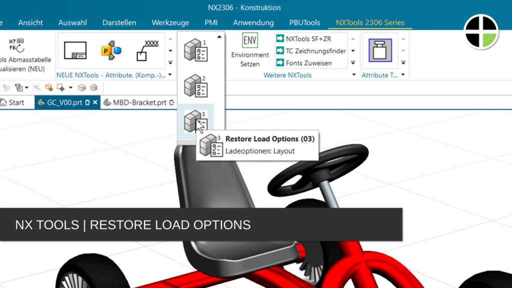 Siemens NX Tools - Restore Load Options