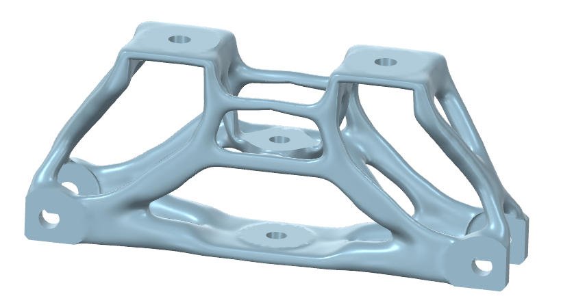 Siemens NX in der Additiven Fertigung: Durchgängige Prozesskette ohne Schnittstellen 6 Topologie-optimiertes Bauteil